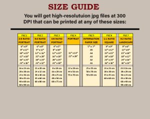 Size Guide per Aspect Ratio